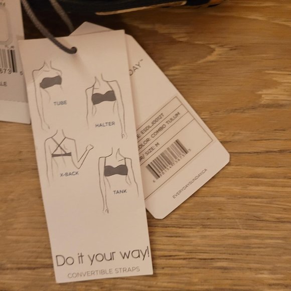 127. Everyday Sunday bikini top. Tulum. Size M. NWT - Picture 4 of 4